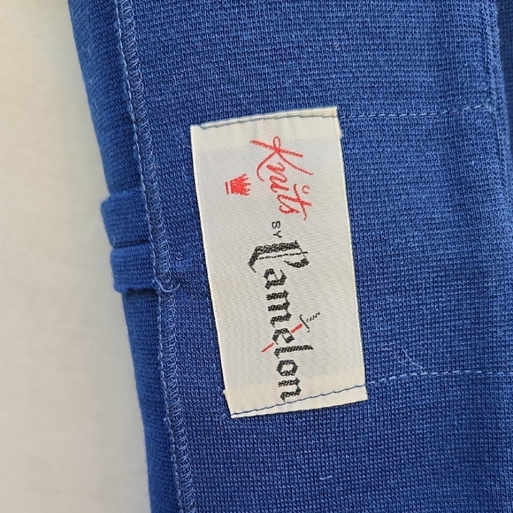 Vintage Women's Blue Blazer Knits By CAMELON - Picture 3 of 14